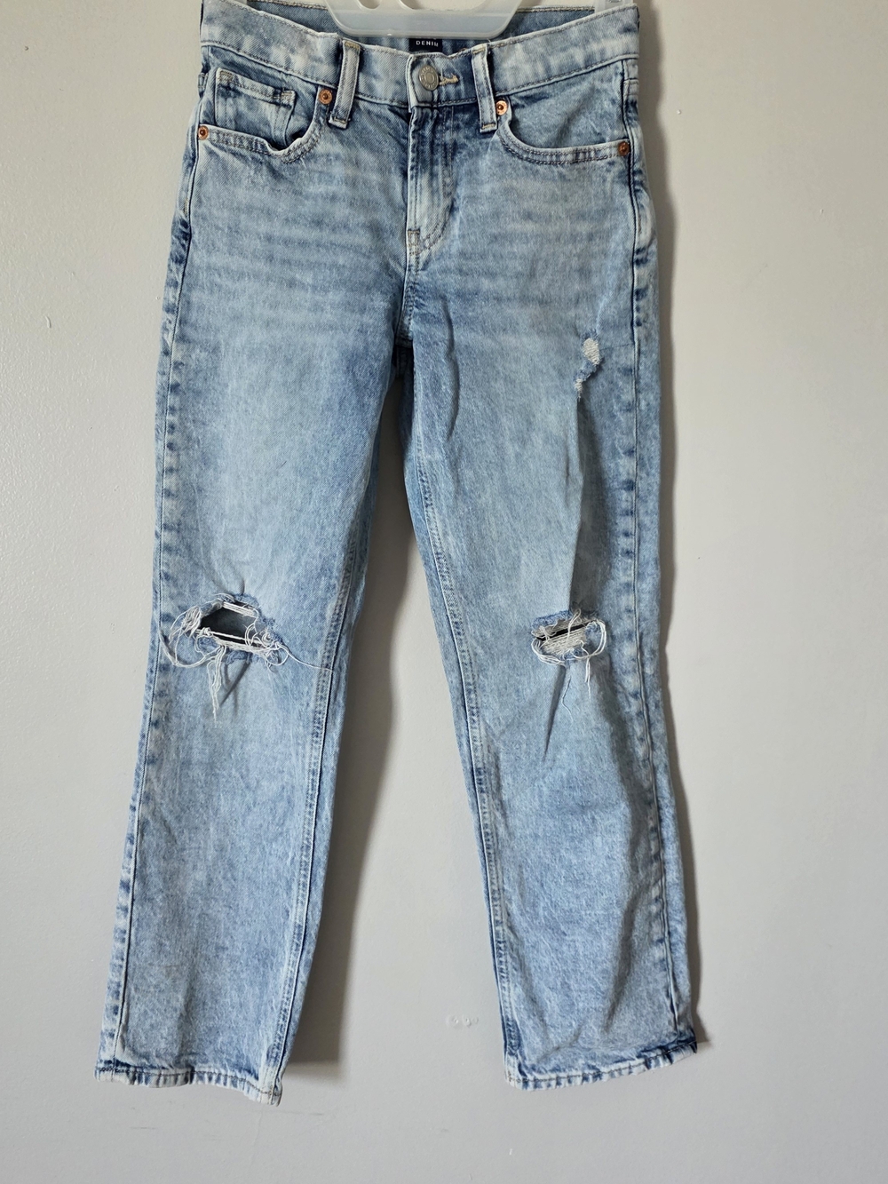GAP Light Blue Distressed Kids Jeans 90s Loose